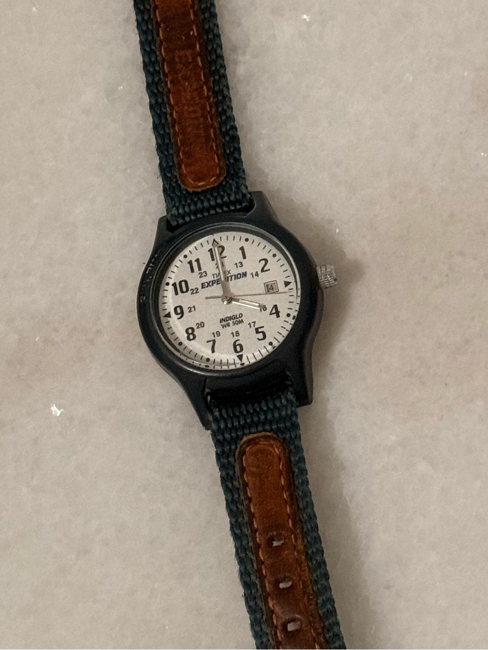 ✔Vintage Timex Expedition Indiglo Field Watch